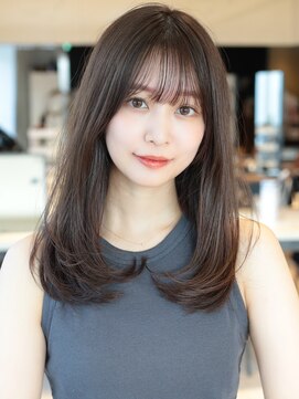 アフロート ギンザ(AFLOAT GINZA) こなれ小顔前髪 くびれレイヤーイメチェンショコラブラウン