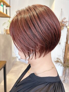 スナオ(sunao) ツーブロックショート×エドルフューシャピンク