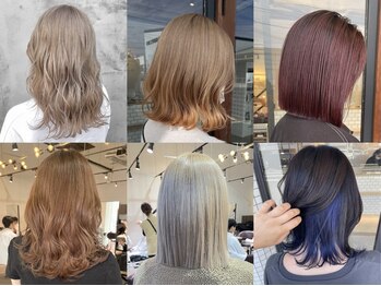 グランデュール 浜松東若林店(GRANDEUR)の写真/≪インナーカラー/ハイライト/グラデーション≫難易度カラーはすご腕カラーリストに☆
