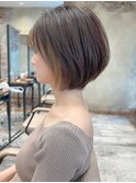 みねスタイル♪ 前下がり ひし形 ショートボブ 30代 40代 50代