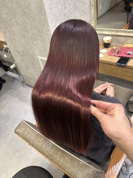 コンフィー(comfy) 『shouki』　縮毛矯正＋髪質改善トリートメント　イルミナカラー