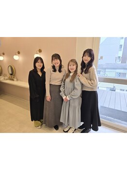 【カット+オーガニック艶カラー\4000～】女性目線ならではの抜群のセンスと技術力に注目*メイクブース有◎ 