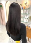 大人女性に人気の質感再整カラーでまとまる艶髪［haru］