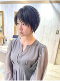 大人ショートボブ