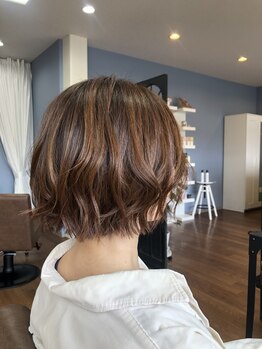 プレイ(PRLAY)の写真/遊び心を持たせたスタイルと乾かすだけで決まる高再現性カットで理想のスタイルが続く◎