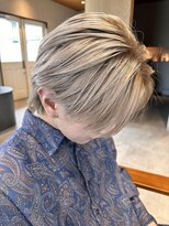 イェル(ELL.) 2ブリーチ メンズ韓国風マッシュウルフ