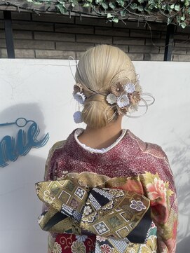 ホーミー(Homie) 成人式ヘアセット/シニヨン/水引き