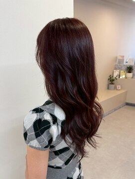 エトレ(etore) ロングレイヤー/ブラウンレッド/艶髪