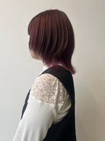 ロックス バイ マグ 松本(rocks BY MAG)&nbsp;チェリーレッド暖色カラーボルドーワインレッド春カラーよ