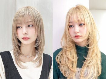 トゥーン 川崎店(TOON)の写真/《顔まわりカットで韓国風小顔見え効果。似合わせレイヤーが得意》