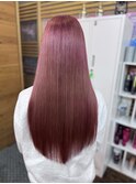 ＊【米子 】深みカシスピンクカラー｜色気のあるツヤロング＊