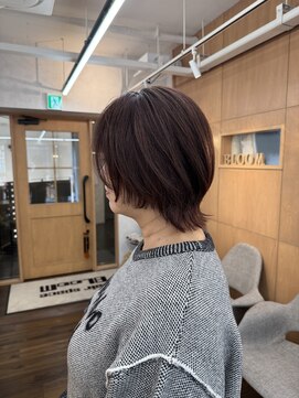 ヘアースペースブルーム プリュス 石橋店(HAIR SPACE BLOOM plus) 石橋阪大前/白髪ぼかし/ウルフカット/くせ毛カット/ハイライト