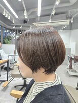シー 柏(sii.) ふんわり丸み×ナチュラルブラウンショート