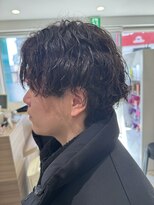 アッシュ 下丸子店(Ash)&nbsp;サーフカールセンターパート波巻きツイストスパイラル無造作