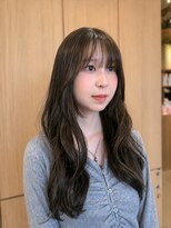 リエットヘアー 西尾市杢左店(Lie-et. hair)&nbsp;透明感ダークグレージュ/艶髪/レイヤーカット/顔まわりカット