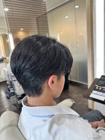 アイシー ヘアーメイク(ic hair make) くせ毛を活かしたナチュラルセンターパート
