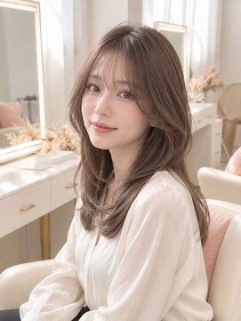 ユイマァル 岡山(YUIMARL) レイヤーカット★20代30代40代岡山★前髪顔周りハッシュカット★