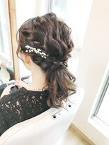 ロカット サロン(Roquat Salon)&nbsp;ローポニー結婚式アレンジ【ヘアアレンジ　立川/立川南/立川】