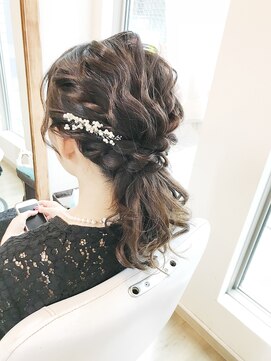 ロカット サロン(Roquat Salon) ローポニー結婚式アレンジ【ヘアアレンジ 立川/立川南/立川】