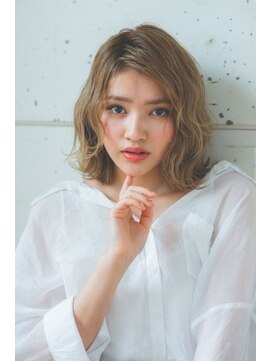 アルーシェ elua店(Alushe) アッシュ小顔前下がり切りっぱなしボブ☆【錦糸町 錦糸町北口】