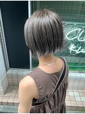 【cuzKLUB】ショートボブ×アッシュベージュ