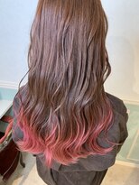 ヘアーサロン リアン 熊谷2号店(hair salon Rien) グラデーションフラミンゴピンク♪