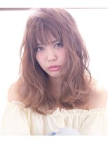 ヘアーズ ベリー 平野店(hairs BERRY)&nbsp;BERRY＿エアリーミディ＿ショートパーマ＿黒髪_ホワイトアッシュ