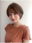 ナチュラルショートボブ