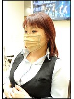 メタ(META) 赤毛(ローズレッド&パープル)