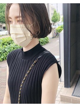 ミスターグッドモーニング(MR.GOOD MORNING) 重めボブ × ハイライト