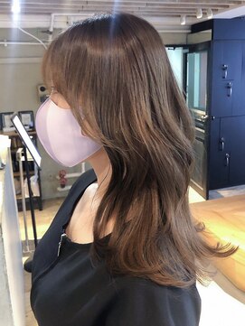 アイティーバイアルバム 松戸店(IT by ALBUM) ミルクティーグレージュ_くすみブルーミニウルフ_ba354271