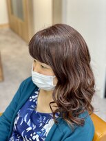 ロア(lore)&nbsp;【lore銀座】オーガニックカラー　ヴィラロドラ　ピンクブラウン