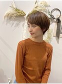 前髪カール/ネオシースルーバング/くびれボブ［銀座］