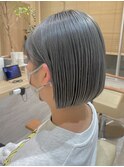 【上岡茉央】ミニボブ×マットグレージュカラー☆