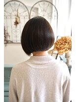 ミマール(mimar)&nbsp;ダークブラウン前下がりボブ