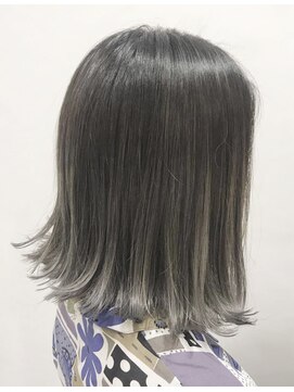 ヘアリゾートエーアイ 浅草店(hair resort Ai) こなれミディ切りっぱなしボブグラデーションカラー/浅草/浅草駅