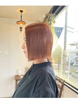 シーン(hair design SCENE) <真屋担当>オレンジボブ