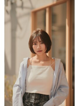 キングスベリー(Hair Relaxation King's Berry) ショートボブ×ナチュラルブラウン