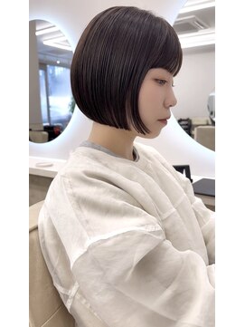 サンド 鹿児島中央(sand) ボブ　フルバング　ハッシュカット　イメチェン　似合わせカット