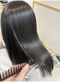 カット縮毛矯正トリートメント