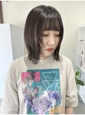 顔周りカット/くびれボブ/ボブ