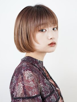 インセプション 銀座(INCEPTION) オリーブベージュ/ウェットヘア/ショートヘア/30代/40代/50代