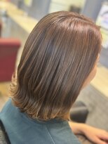 リベルテ(Liberte) 30代 40代 50代 自然に外ハネになる切りっぱなしボブ
