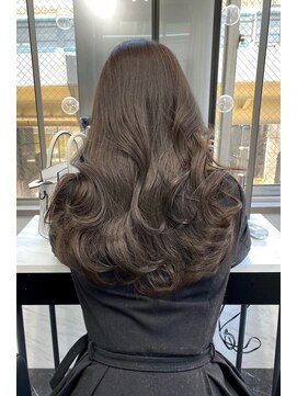 ランズ(LANDS) ワンホンへア 顔まわりレイヤーカット 【韓国ヘア 大阪 梅田】