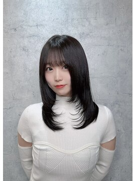 ウィローズ(WILLOW'S) 暗め透明感アッシュブラウンミディアムレイヤー