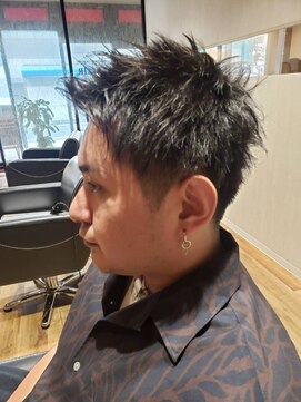 ラポールヘア 大橋店 刈り上げ/束感/ツーブロック/30代40代50代