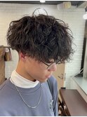 落ち着きスタイル!波巻きスパイラルパーマ