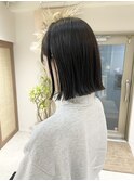 【HOSSY】大人ボブ_ストレートボブ☆グレージュ