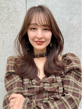 ロンド アンブル 四条烏丸(Lond ambre) 中川智帆/似合わせカット/メルティカラー/フェミニンロング/前髪