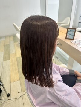 ヘアークラフト アニー 南郷18丁目店(HAIR CRAFT Annie) 切りっぱなしセミロング